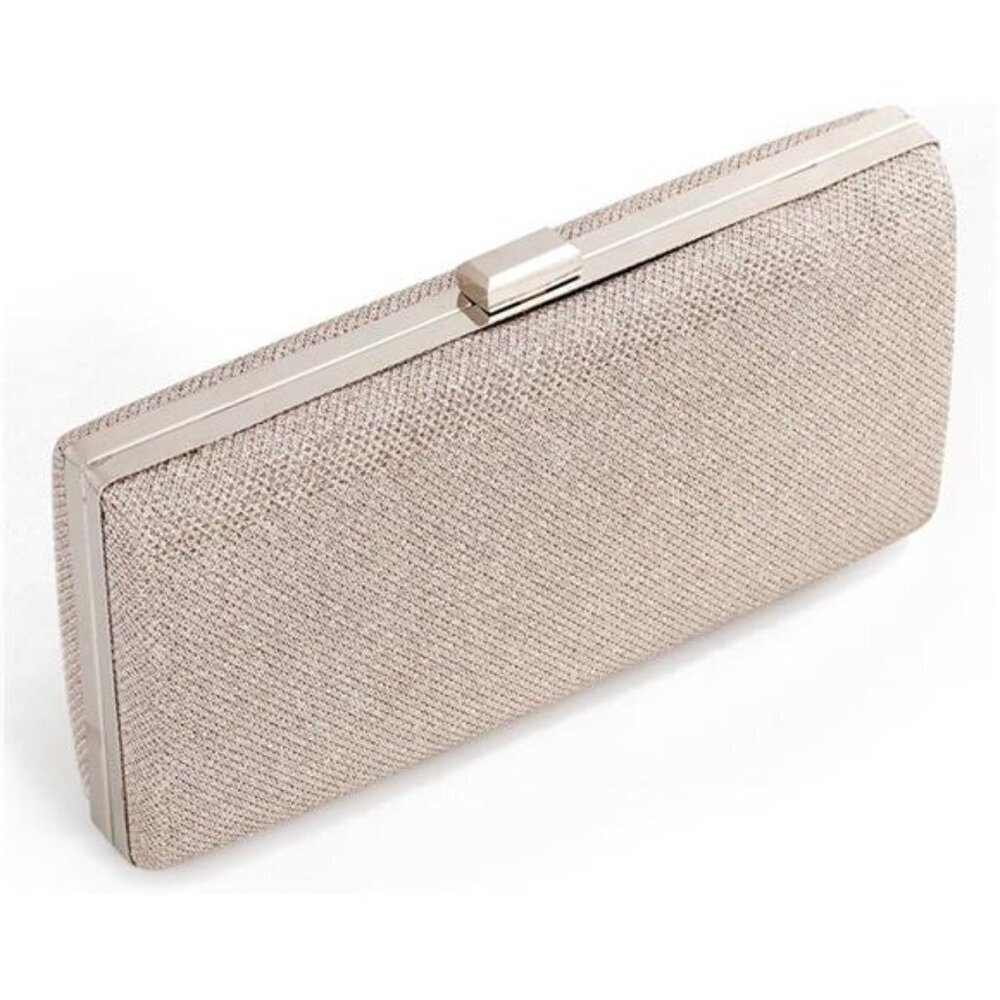 Womens Vintage Envelope Clutch Silver Evening Handbag For Cocktail/Wedding/Party